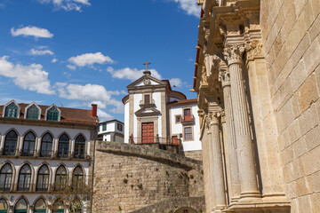 Churches and building in Amarante, Portugal 
