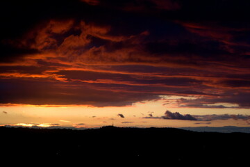 Urban Sunset Sky