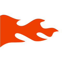 Tribal Hotrod Muscle Car Flame