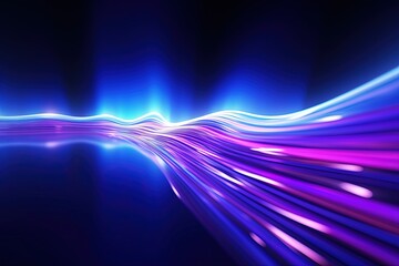 abstract futuristic background with pink blue glowing neon moving high speed wave lines and bokeh lights. Data transfer concept Fantastic wallpaper