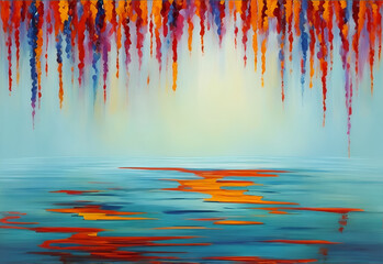 Abstract background that captures the essence of tranquility and serenity