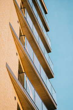 Facade of a multi-party home