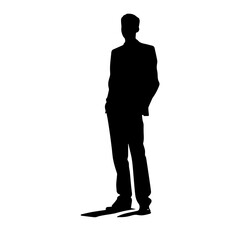 person standing silhouette illustration