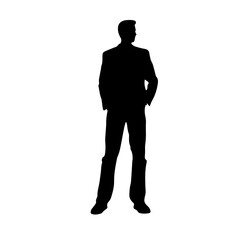 person standing silhouette illustration