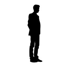 person standing silhouette illustration