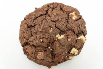 chocolate chip cookies isolated