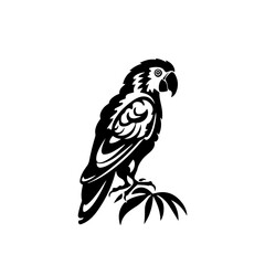 parrot silhouette illustration 