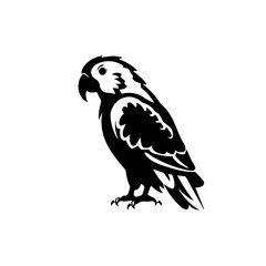 parrot silhouette illustration 