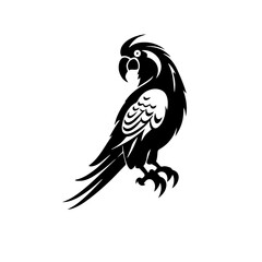 parrot silhouette illustration 