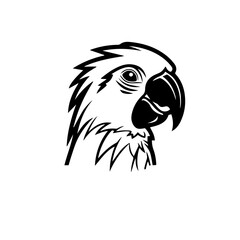 parrot silhouette illustration 