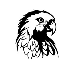 parrot silhouette illustration 