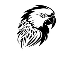 parrot silhouette illustration 