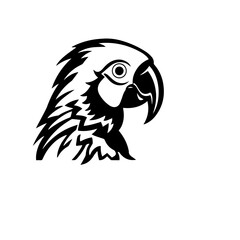 parrot silhouette illustration 