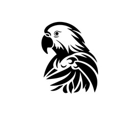 parrot silhouette illustration 