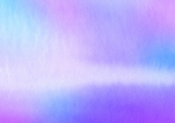 水彩をゆるくブレンドした、光と滲みの青紫グラデーション