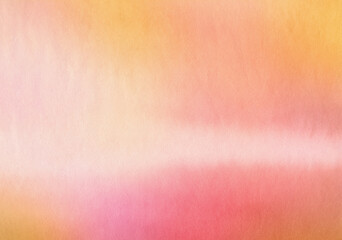 水彩をゆるくブレンドした、光と滲みの桃色グラデーション
