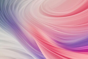 Softness of motion in abstract forms with shades of purple and red