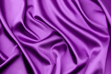 Pink satin fabric as background