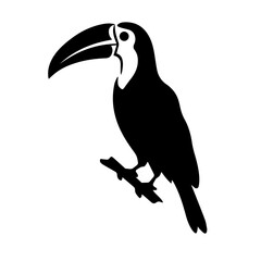 toucan silhouette illustration 