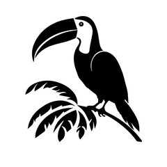 toucan silhouette illustration  © DLC Studio