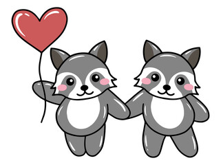 Weasel Cartoon Cute Animal Illustration