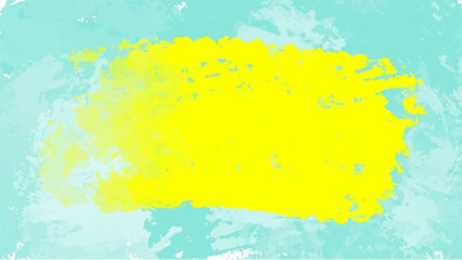 Abstract yellow and blue watercolor background.Hand painted watercolor. vector