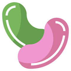 JELLY BEANS line icon,linear,outline,graphic,illustration