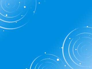 爽やかな波紋の背景　横位置