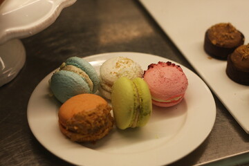 macaroons on a plate