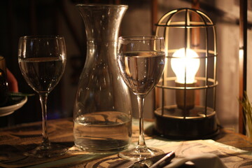 glass of water