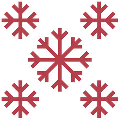 SNOWFLAKES line icon,linear,outline,graphic,illustration