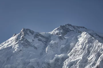 Papier Peint photo autocollant Nanga Parbat Nanga Parbat is the ninth highest mountain in the world at 8,126 meters, from Fairy Meadows,Gilgit-Baltistan, Pakistan,