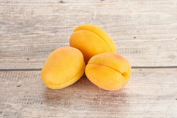 Ripe sweet juicy apricot heap