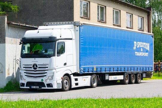 Mercedes-Benz Actros 1851 truck of JP Spedition Transport logistics company