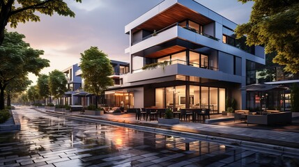 apartment house residential building