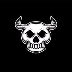 Skull Vector Illustration Design
