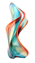 exotic matter simulation beyond the standard abstract futuristic texture, isolated on a transparent background, generative ai