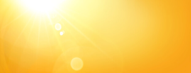 Nature sunny abstract summer background with sun. Sunlight effect