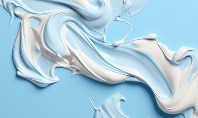 Abstract cream wallpaper. Creative cosmetics banner. For banner, postcard, book illustration.