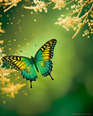 Green and Yellow Butterfly