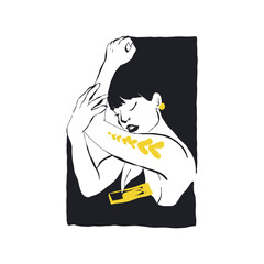 Modern Art Illustration. Matisse Abstract Set, Aesthetic Modern, Boho Decor, Minimalist, Illustration, Vector, Poster, Postcard. Aesthetic minimalist design. Vector illustrations.