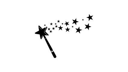 magic wand silhouette