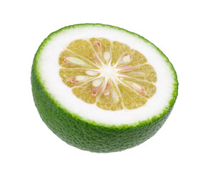 Sweet Orange slice isolated on transparent png