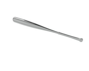 Baseball bat isolated on transparent background. 3d rendering - illustration