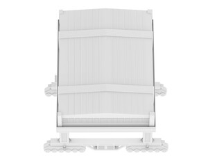 Crane isolated on transparent background. 3d rendering - illustration