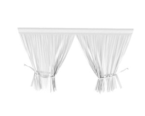 Dresser isolated on transparent background. 3d rendering - illustration