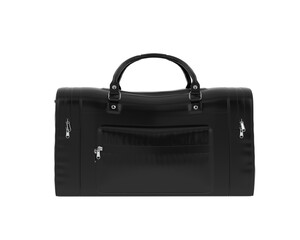 Duffle bag isolated on transparent background. 3d rendering - illustration