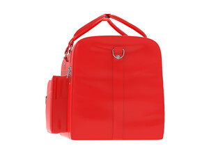 Duffle bag isolated on transparent background. 3d rendering - illustration