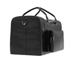 Duffle bag isolated on transparent background. 3d rendering - illustration