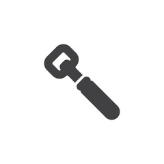Bottle opener vector icon
